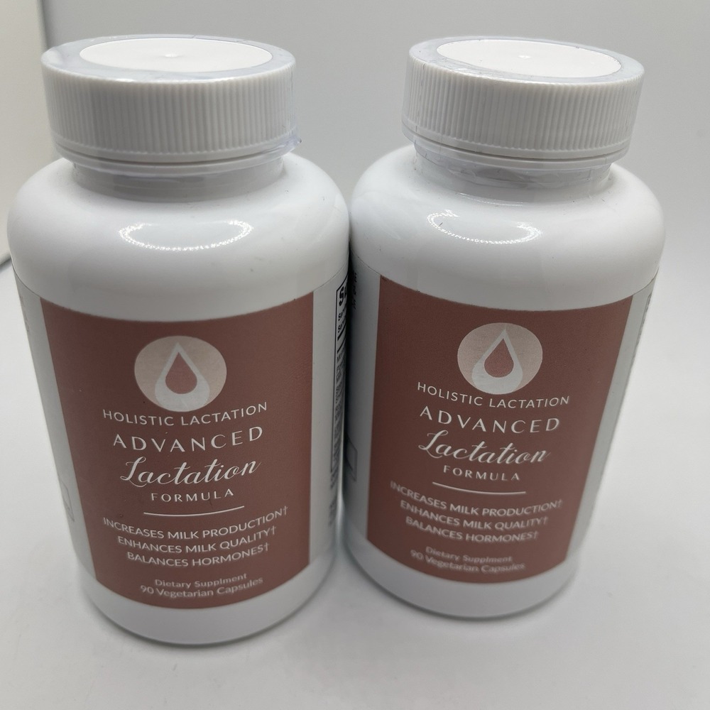 2 Pack Holistic Lactation Advanced Lactation Formula - 180 Capsules - READ